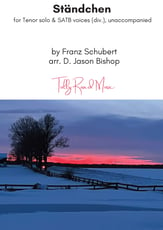 Standchen SATB choral sheet music cover